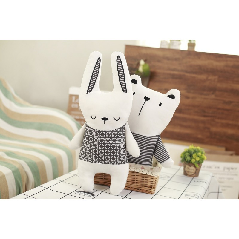 Kids Toys New Born - Cotton Stuffed Doll Rabbit Bear Unicorn
