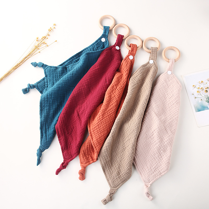 Kids Toys New Born - Newborn Appease Towel Solid Breathable Cotton