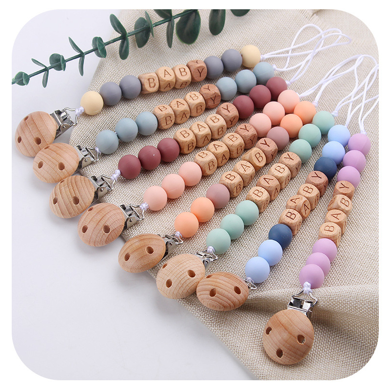 Kids Toys New Born - New Baby Pacifier Clips Personalized Name