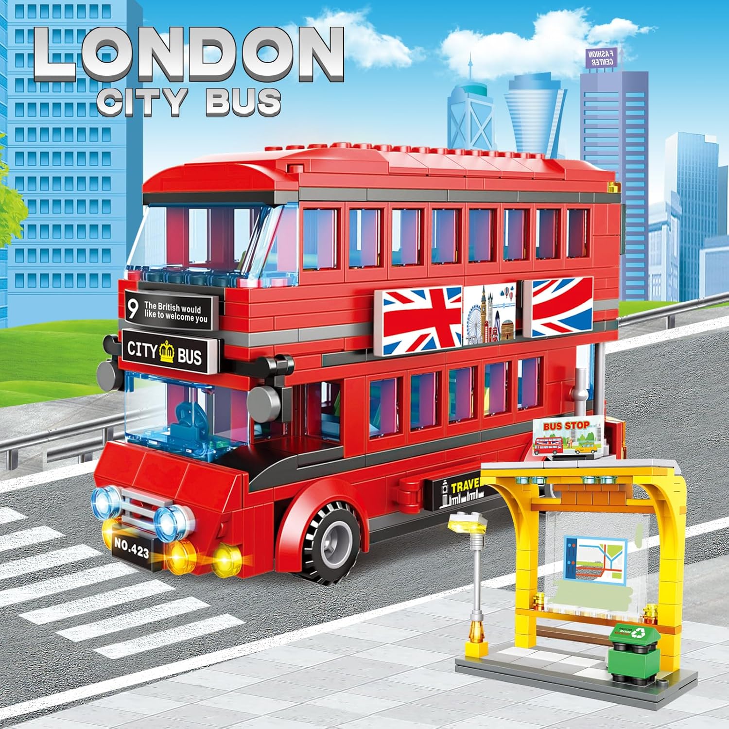 458PCS London Double Decker Bu - огляд і ціна Kids Toys London