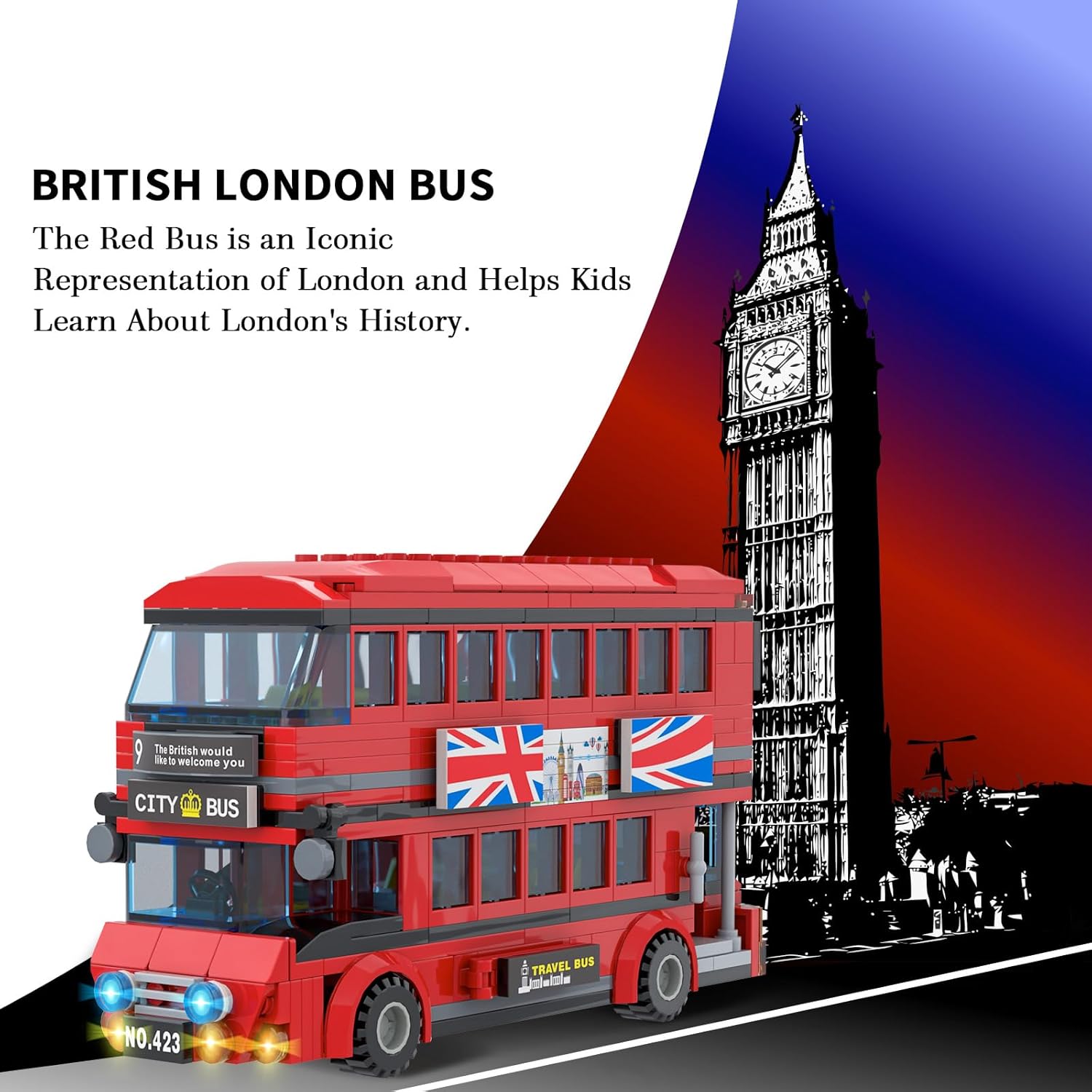 458PCS London Double Decker Bu - огляд і ціна Kids Toys London