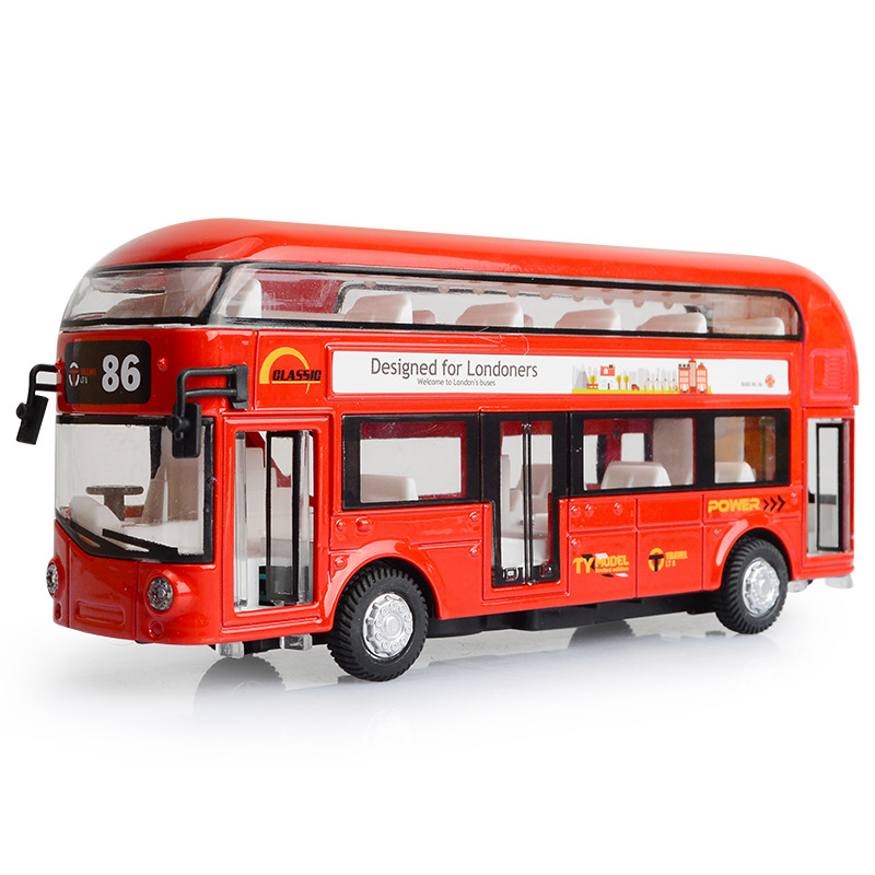 17CM Double Decker London Bus  - огляд і ціна Kids Toys London
