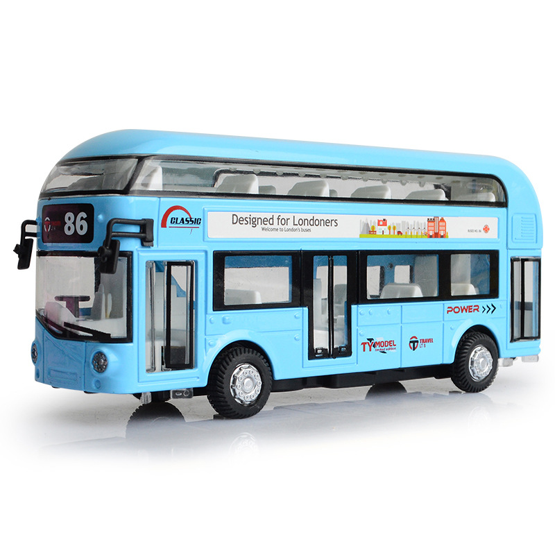 17CM Double Decker London Bus  - огляд і ціна Kids Toys London