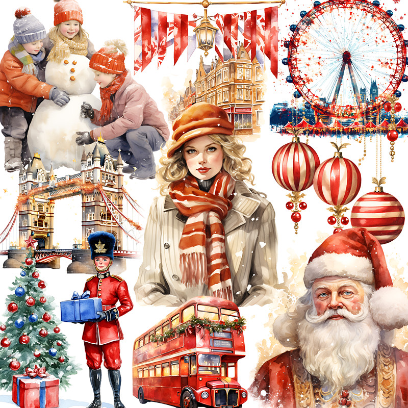 London Christmas Stickers Craf - огляд і ціна Kids Toys London