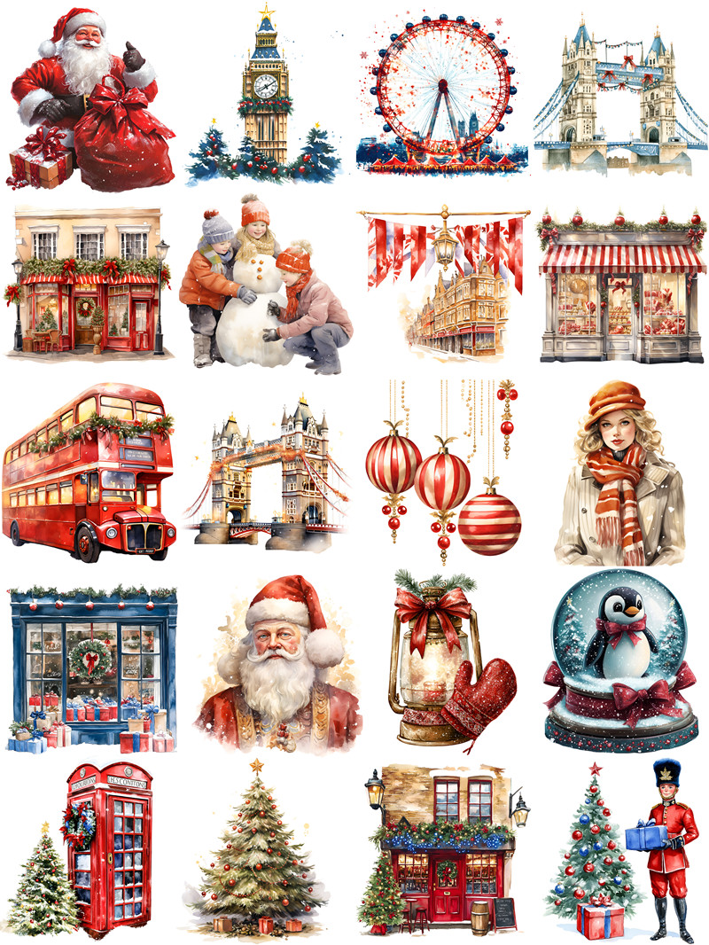 London Christmas Stickers Craf - огляд і ціна Kids Toys London
