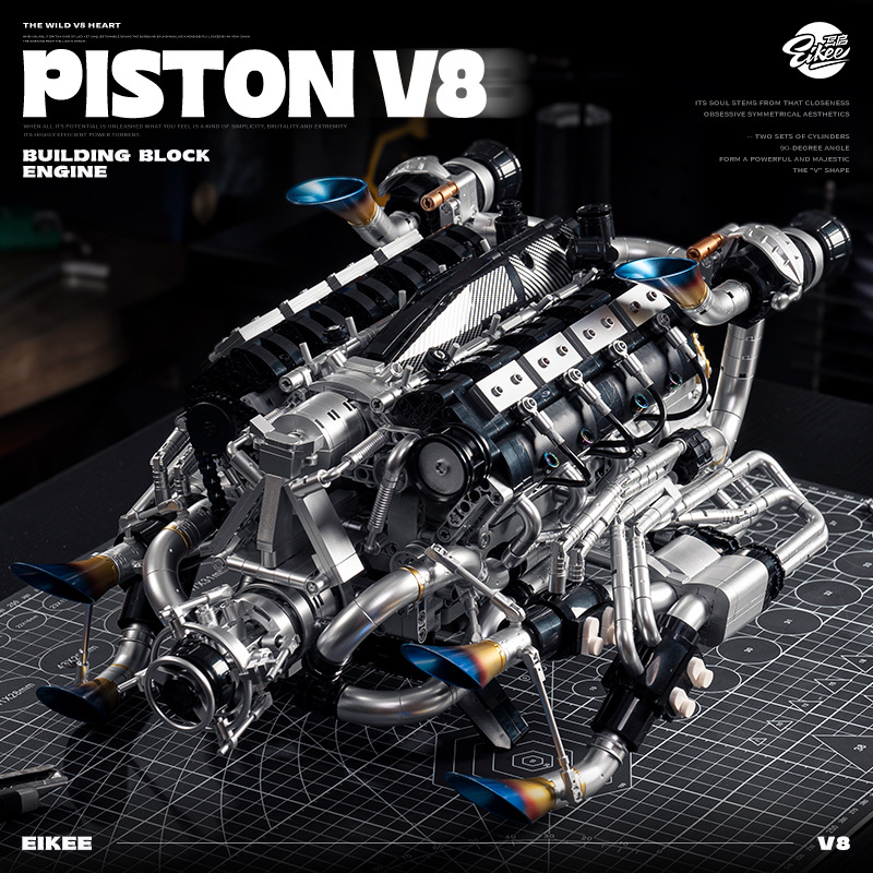 Technical Supercar V8 Engine B - огляд і ціна Kids Toys Lego