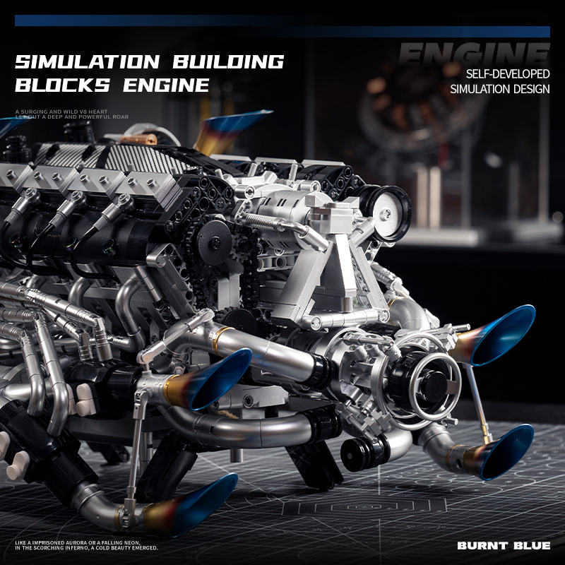 Technical Supercar V8 Engine B - огляд і ціна Kids Toys Lego