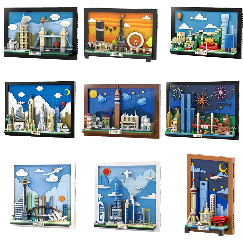 City View Building Blocks Post - огляд і ціна Kids Toys London