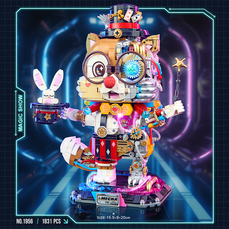 LOZ-1956 Luminous mechanical S - огляд і ціна Kids Toys Lego