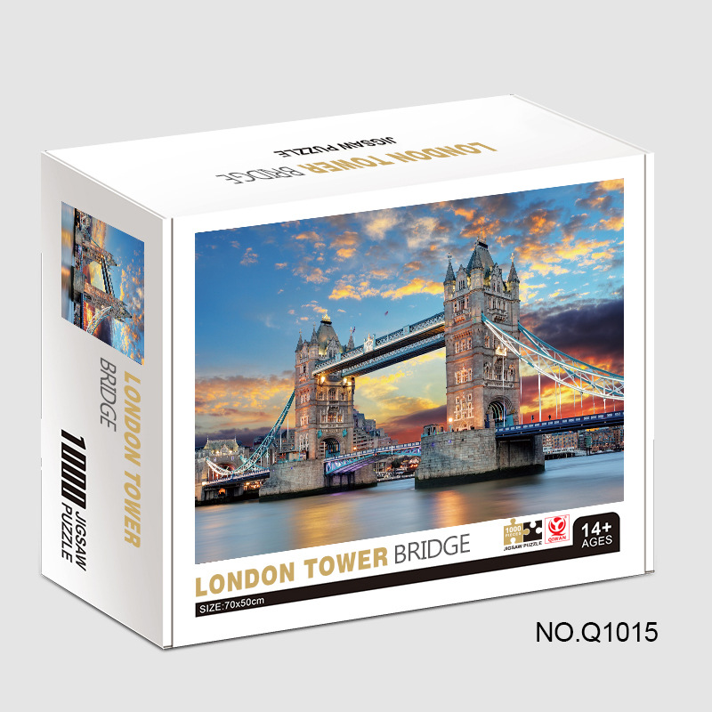 1000 Piece Famous Scenery Jigs - огляд і ціна Kids Toys London
