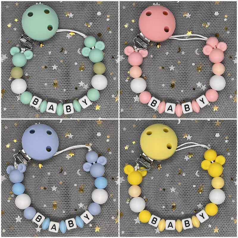 Baby Pacifier Clip Personalise - огляд і ціна Kids Toys New Born