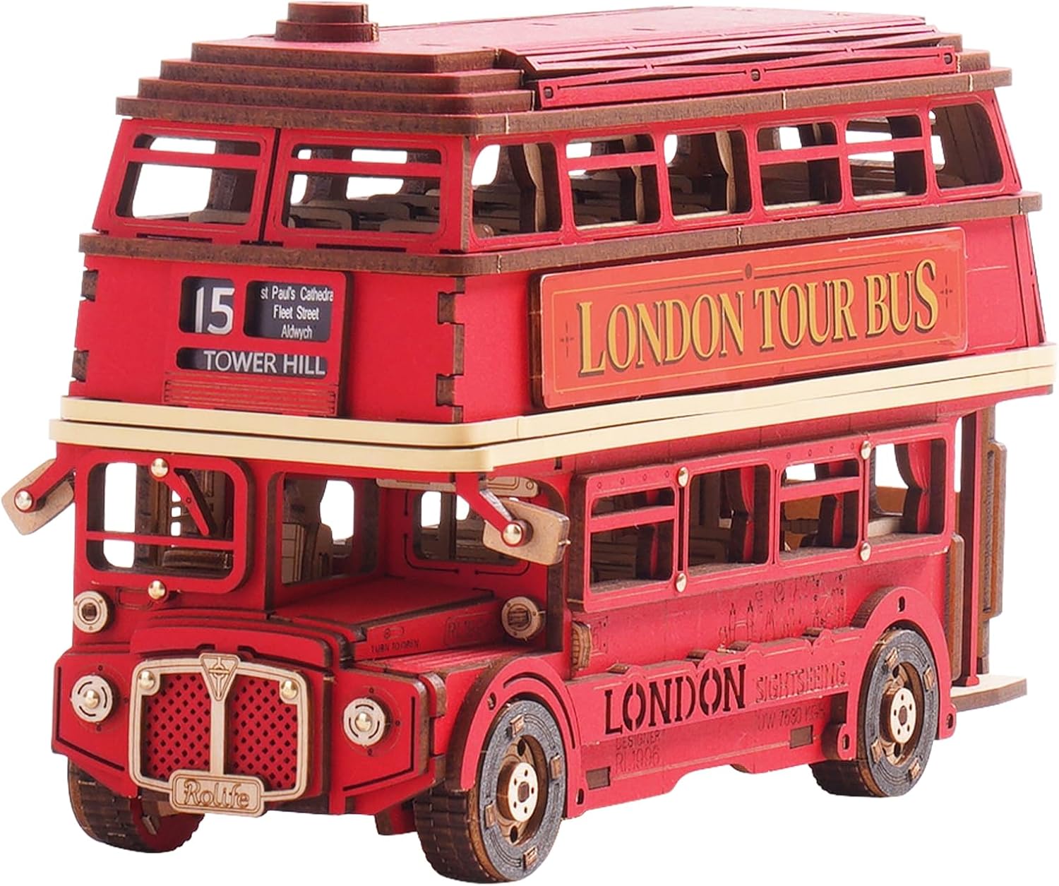 Robotime London Tour Bus 3D Wo - огляд і ціна Kids Toys London