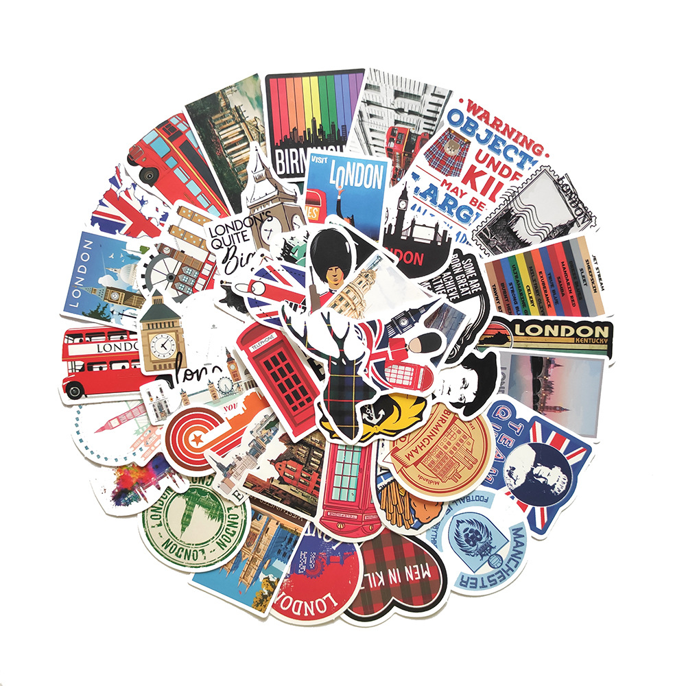 50pcs London England Stickers  - огляд і ціна Kids Toys London