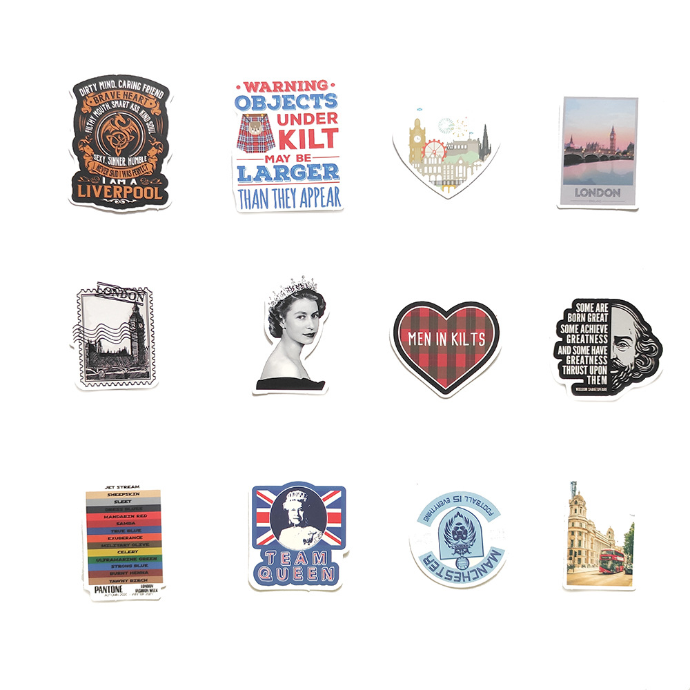 50pcs London England Stickers  - огляд і ціна Kids Toys London