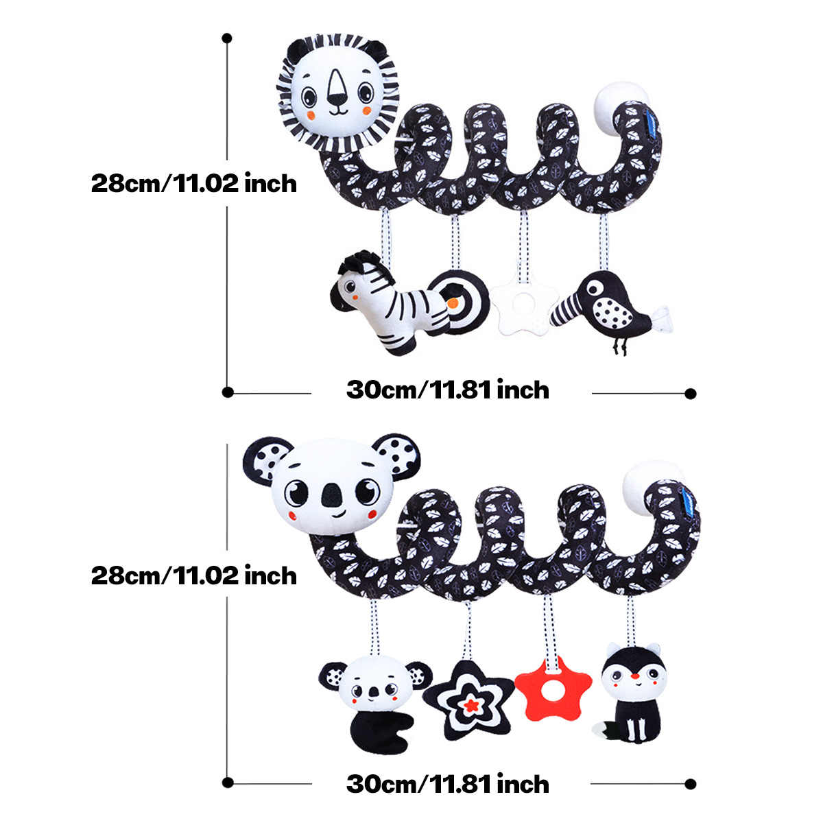 Baby Plush Spiral Hanging Toys - огляд і ціна Kids Toys New Born