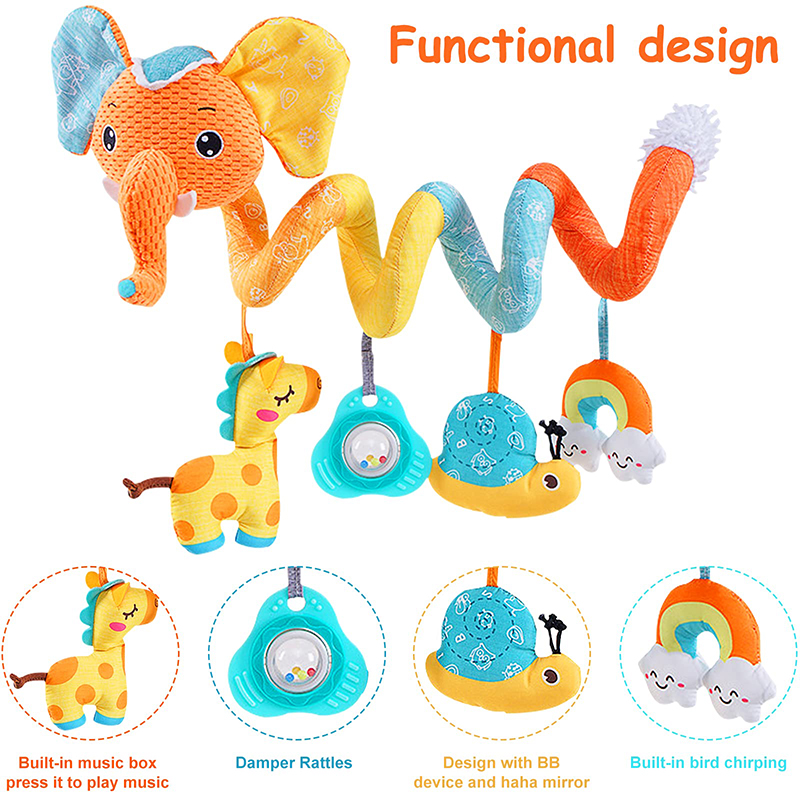 Car Seat Toys Infant Color Ele - огляд і ціна Kids Toys New Born