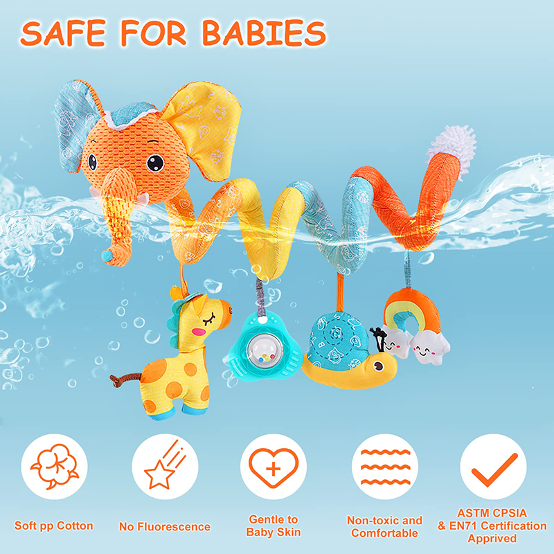 Car Seat Toys Infant Color Ele - огляд і ціна Kids Toys New Born